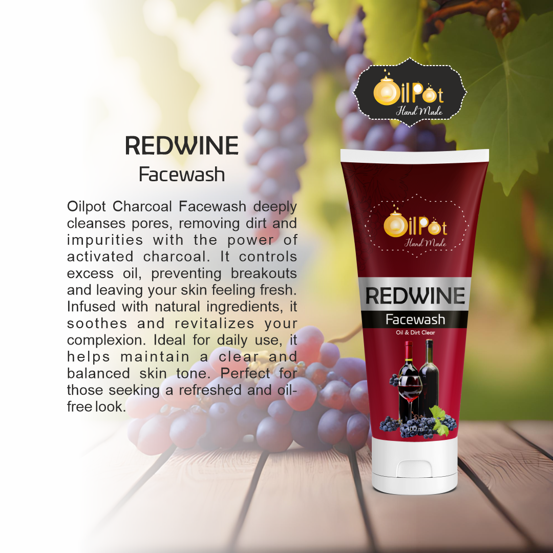 Redwine Face Wash