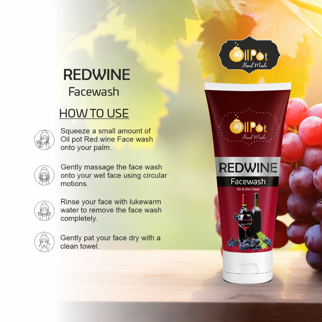 Redwine Face Wash